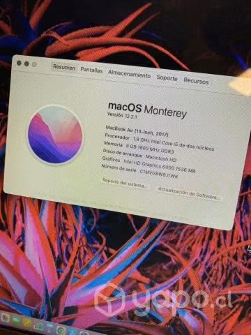 Macbook air 2017