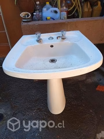 Lavamanos con pedestal