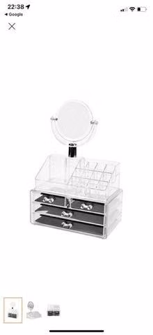 Organizador de maquillaje