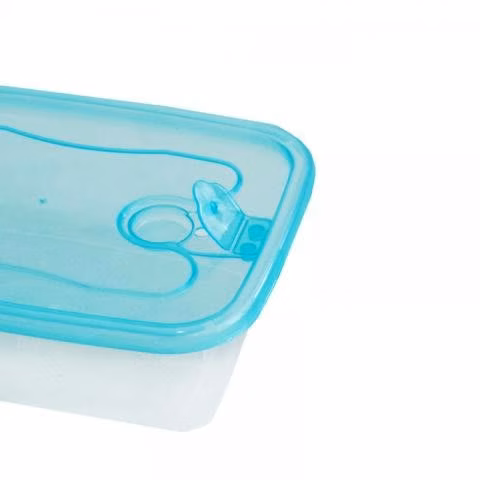 Set 3 Taper Contenedor De Alimentos Comida Rectang