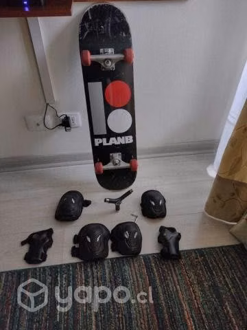 Skate plan b con implementos