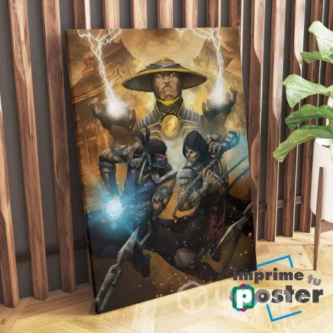 CUADROS DE MORTAL KOMBAT 40x55cm tela canvas