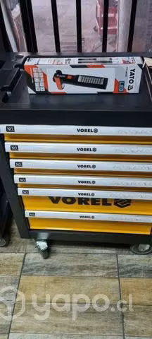 Carro de trabajo con herramientas vorel-177 piezas