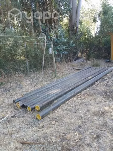 Cañería o tubo acero 5" sch40 x 6 mts