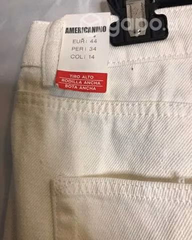 Jeans blanco Americanino 44 - Imagen 4