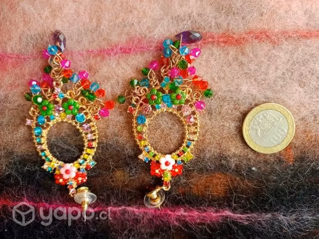 Hermosos aros de fiesta