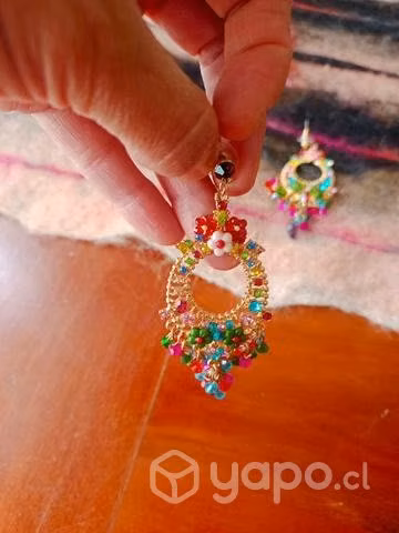 Hermosos aros de fiesta