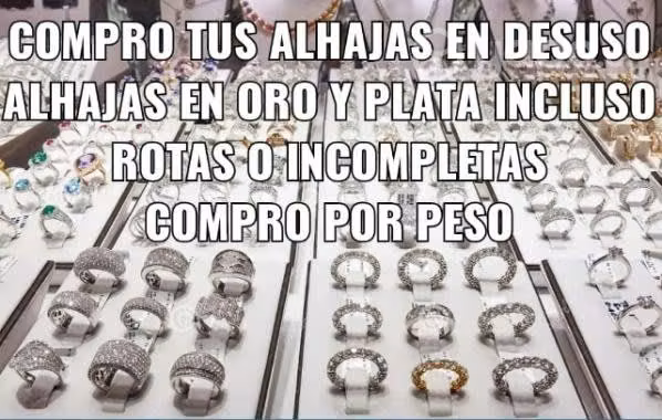 C0mpr0 alhajas en oro y plata por peso