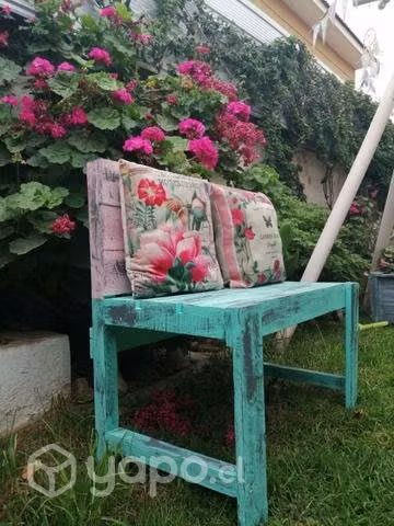Banca rustica estilo vintage
