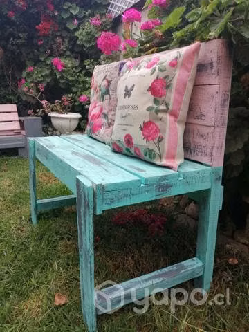 Banca rustica estilo vintage