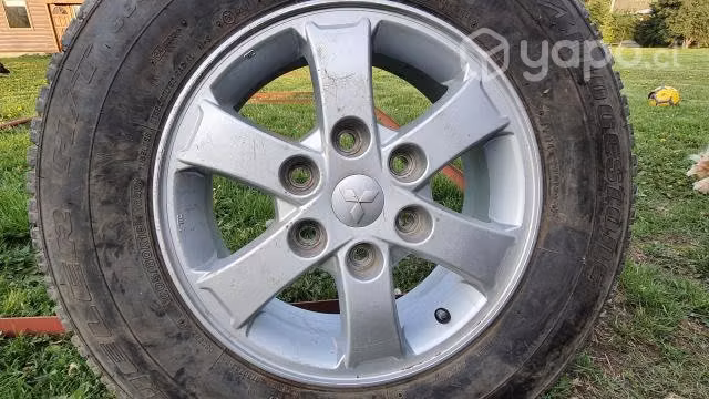 Llanta original de mitsubishi L200 más neumático n - Imagen 4