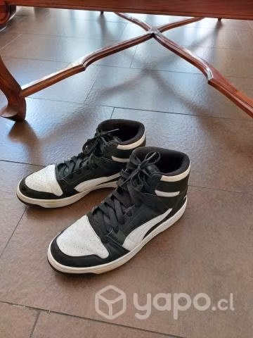Puma rebound usadas caña alta