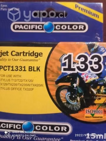 Tinta Epson 133 black alternativa