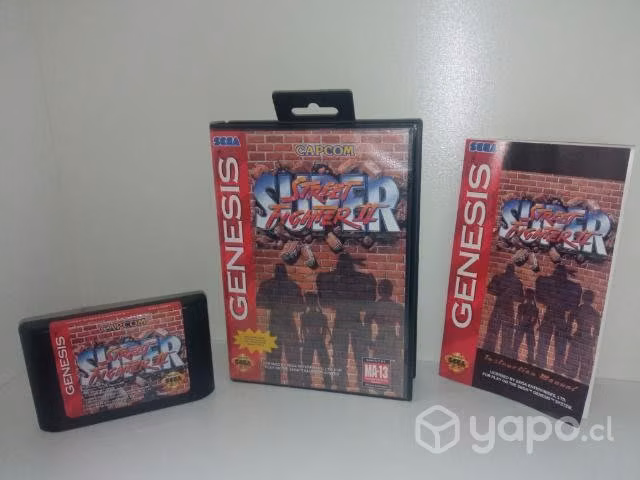 Sega Genesis Street Fighter II 2
