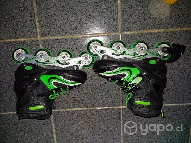 Set de patines + rodilleras y coderas