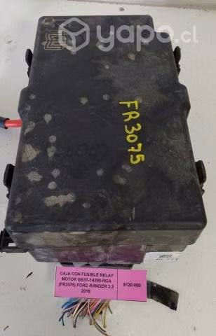 Caja Con Fusible Relay Motor (FR3075) Ford Ranger