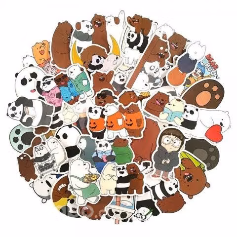 Escandalosos Set de 100 Stickers
