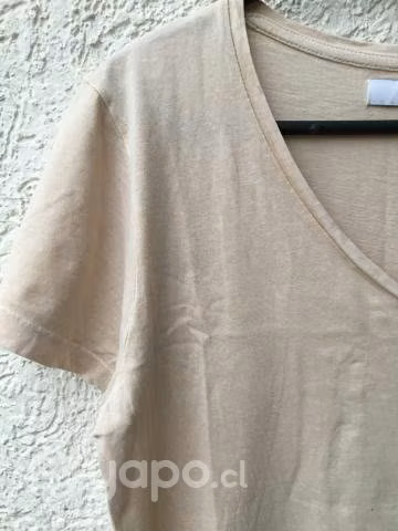 Polera beige talla M/L - Imagen 2