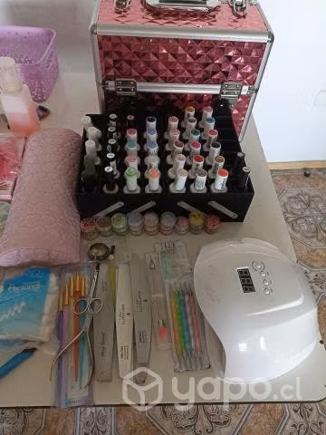 Maleta full accesorios esmaltado permanente