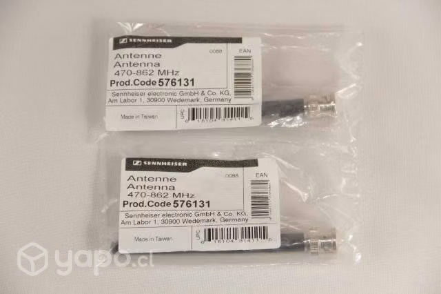 Par de antenas Sennheiser originales