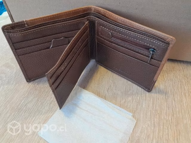 Billetera hombre cuero genuino - Imagen 2