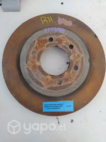 Disco Freno Delantero Derecho (FFP2268) Ford F150