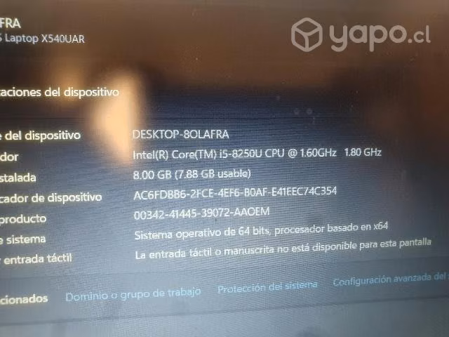 Asus i5, permuto - Imagen 2