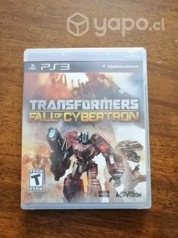Juego Transformers Fall of Cybertron para ps3