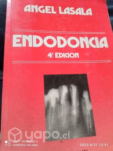 Libro endodoncia cuarta edición de Ángel lasala