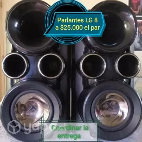 Par de Parlantes LG 8