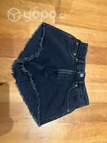 Shorts negros Zara