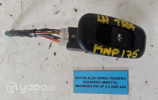 Botón Alza Vidrio Trasero Izquierdo (MNP175) Mahin