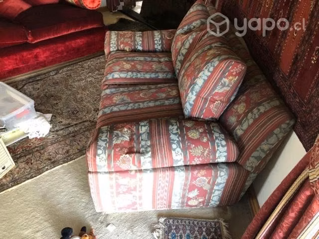 Sillon tela estampada casi nuevo