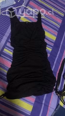 Vestido negro corto - Imagen 2