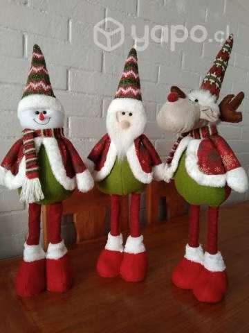 Muñecos Patas Largas de Navidad