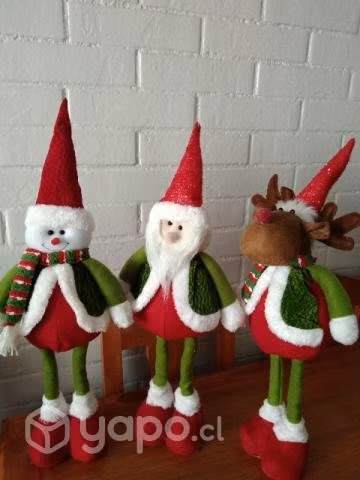 Muñecos Patas Largas de Navidad