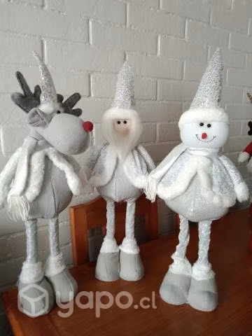 Muñecos Patas Largas de Navidad