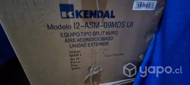 Aire acondicionado 9000Btu Inverter Kendal