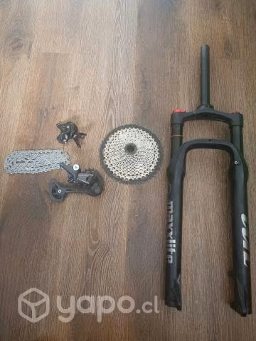Partes de bicicleta usadas 2 a 3 semanas
