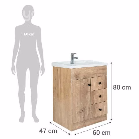 Kit vanitorio 60x47x80 cm - Imagen 4
