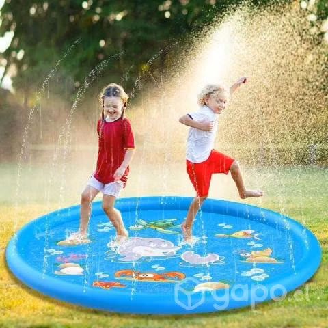Alfombra de agua para niños estilo cascada 170 cm