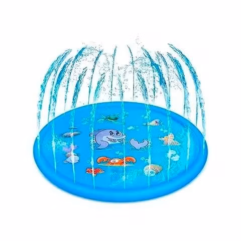 Alfombra de agua para niños estilo cascada 170 cm