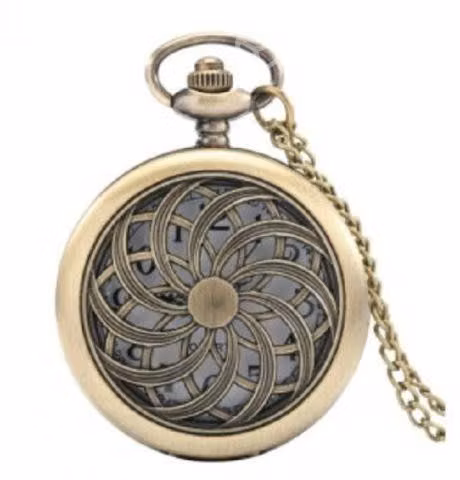 Reloj De Bolsillo Leontina wheel fortune ak72