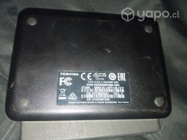 Memoria externa / disco duro externo 500gb