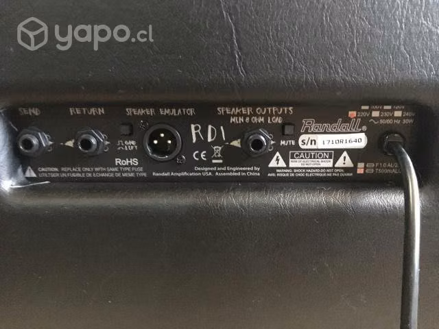 Amplificador Randall a tubo