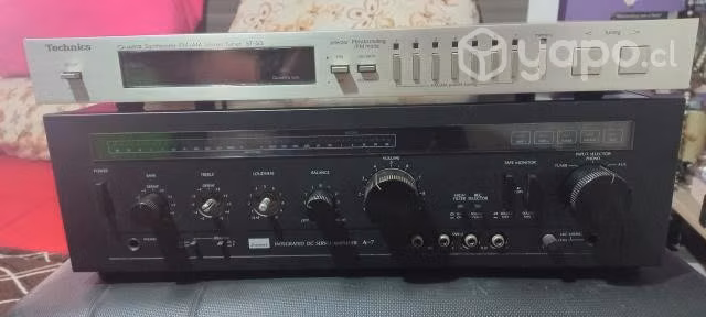 Amplificador sansui y tunner sintetizador technics