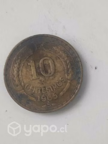 Moneda antigua1965