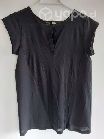 Blusa Mango Talla S (negra DO) - Imagen 2