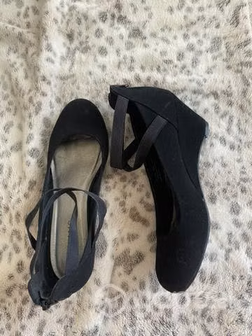 Zapatos negros gamuza - Imagen 3