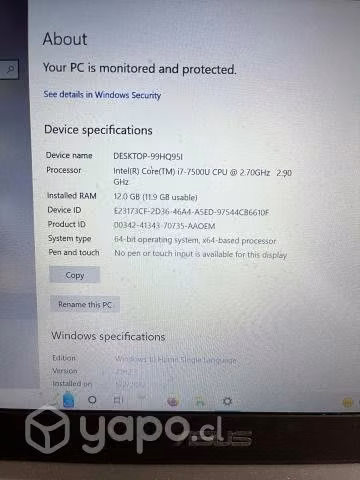 Notebook Asus 13 - Imagen 4